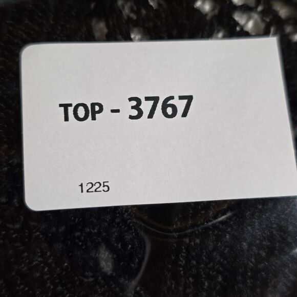 Maurices Open Knit Striped Cardigan Black White Size S - Picture 6 of 6